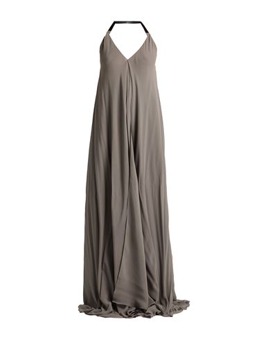Ann Demeulemeester Woman Top Grey Size 8 Silk, Calfskin In Gray