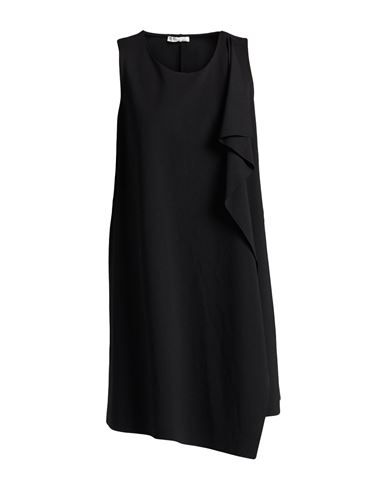 Susy-mix Susy Star By  Woman Midi Dress Black Size 3 Viscose, Polyamide, Elastane