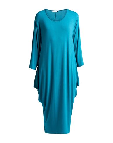 Susy-mix Susy Star By  Woman Midi Dress Deep Teal Size 2 Viscose, Elastane In Green