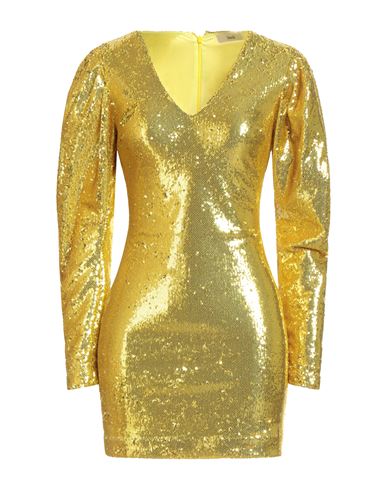 Suoli Woman Mini Dress Yellow Size 2 Polyester