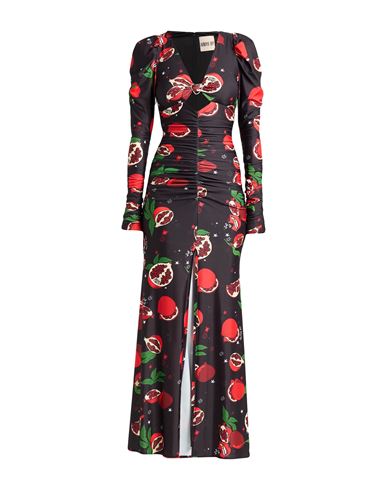Aniye By Woman Maxi Dress Black Size 6 Polyester, Elastane