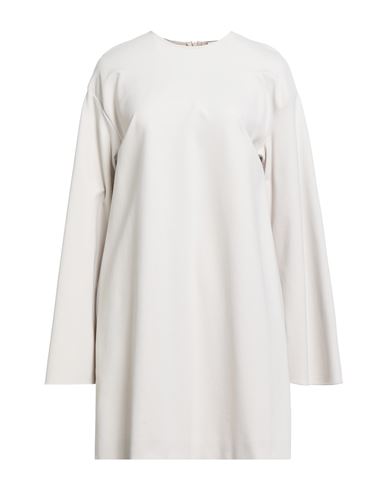 Semicouture Woman Mini Dress Beige Size 6 Viscose, Polyamide, Elastane In White