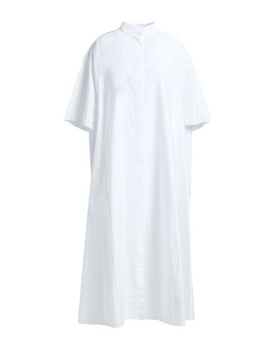 The Row Woman Midi Dress White Size S Cotton