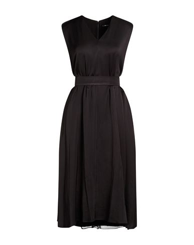Midi-Kleid Damen Schwarz 32,34,36,38 Damen