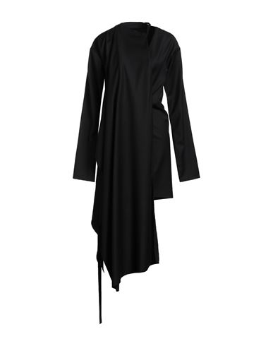 Ann Demeulemeester Woman Mini Dress Black Size 12 Virgin Wool
