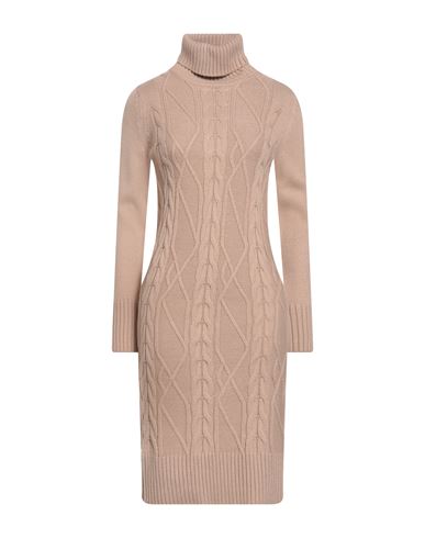 Markup Woman Mini Dress Camel Size Xs Acrylic, Polyester, Polyamide In Neutral