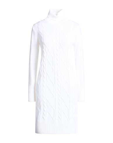 Markup Woman Mini Dress Ivory Size L Acrylic, Polyester, Polyamide In White
