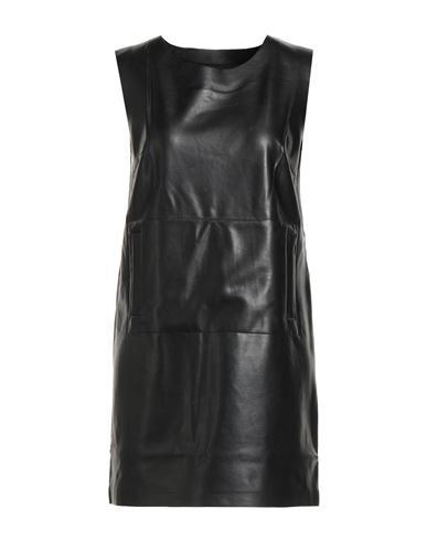 Norma Kamali Woman Mini Dress Black Size 10 Polyurethane