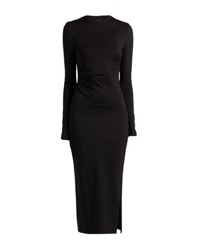 Vestido midi Mujer Negro M Mujer