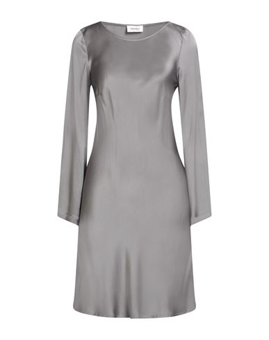 Ottod'ame Woman Mini Dress Grey Size 2 Viscose In Gray