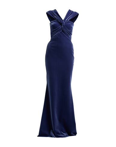 Maxi-Kleid Damen Taubenblau 34,36,40 Damen