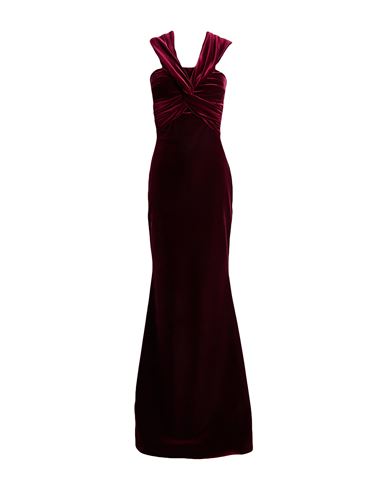 Chiara Boni La Petite Robe Woman Maxi Dress Burgundy Size 2 Polyester, Polyamide, Elastane In Red
