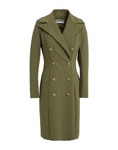 Chiara Boni La Petite Robe Woman Mini Dress Military Green Size 12 Polyamide, Elastane In Green