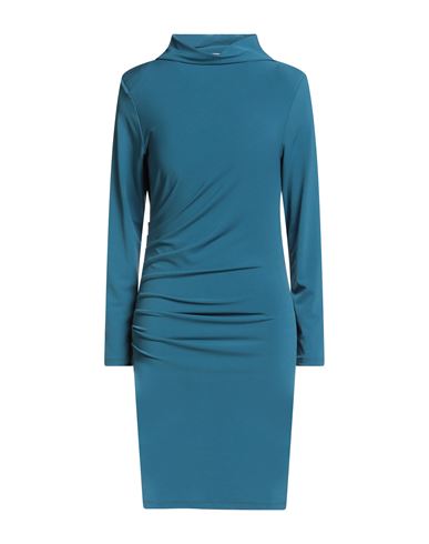 Operà Woman Mini Dress Deep Teal Size 8 Polyester, Elastane