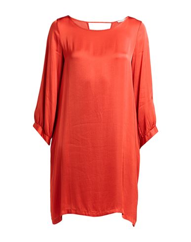 Susy-mix Susy Star By  Woman Mini Dress Rust Size 2 Viscose In Red