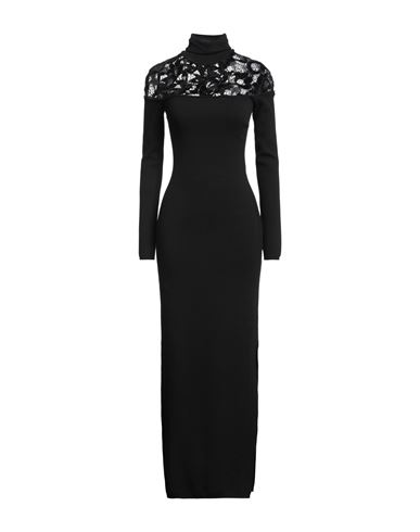 Sonia Rykiel Woman Maxi Dress Black Size M Viscose, Polyester In Black