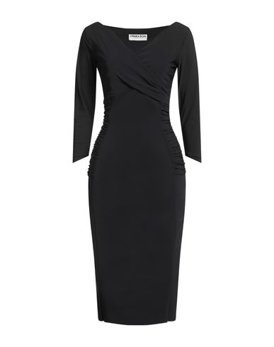 Chiara Boni La Petite Robe Woman Midi Dress Black Size 8 Polyamide, Elastane