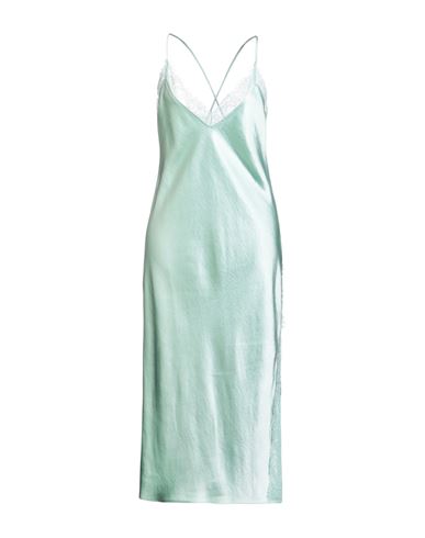 Vestido midi Mujer Verde claro L Mujer