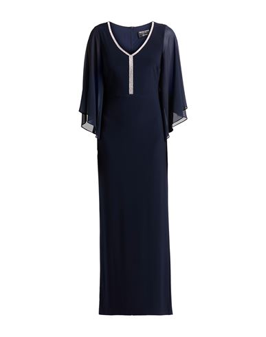 Frank Lyman Woman Maxi Dress Midnight Blue Size Xl Polyester, Elastane In Blue