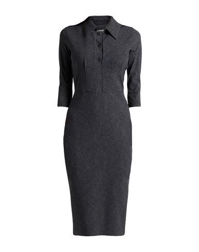 Chiara Boni La Petite Robe Woman Midi Dress Charcoal Size 10 Polyamide, Elastane