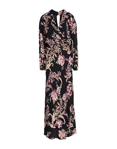 Marciano By Guess Woman Maxi Dress Black Size 6 Viscose In Black