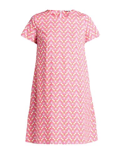 Caliban Woman Midi Dress Fuchsia Size 12 Cotton, Elastane In Pink