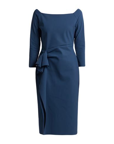 Chiara Boni La Petite Robe Woman Midi Dress Navy Size 12 Polyamide, Elastane