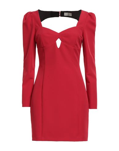 Rebel Queen By Liu •jo Woman Mini Dress Red Size Xs Polyester, Elastane In Red