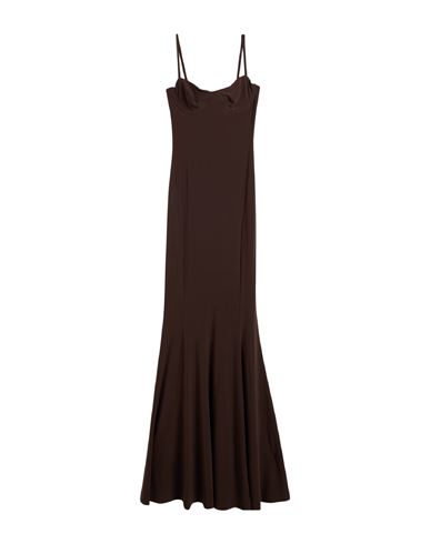Vestido largo Mujer Marrón chocolate 34,36,40,42 Mujer