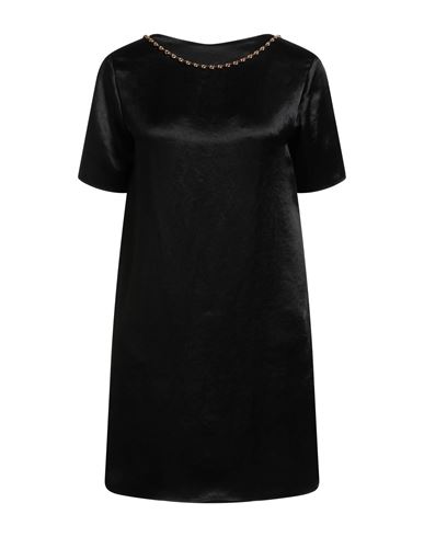 Loewe Woman Mini Dress Black Size 6 Acetate In Black