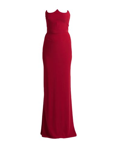 Mcq By Alexander Mcqueen Mcq Alexander Mcqueen Woman Maxi Dress Garnet Size 8 Viscose, Acetate In Red