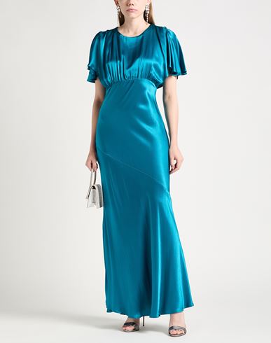 Blumarine Woman Maxi Dress Deep Teal Size 10 Viscose