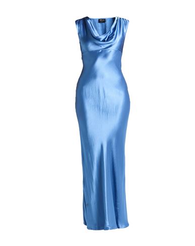 Blumarine Woman Maxi Dress Slate Blue Size 4 Viscose