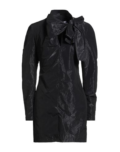 Msgm Woman Mini Dress Black Size 4 Polyester In Black