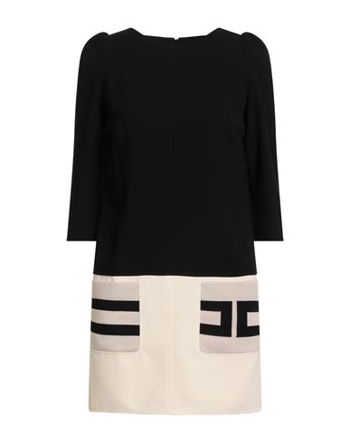 Elisabetta Franchi Woman Mini Dress Black Size 4 Polyester, Viscose