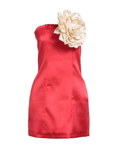 Vicolo Woman Mini Dress Red Size S Polyester In Red