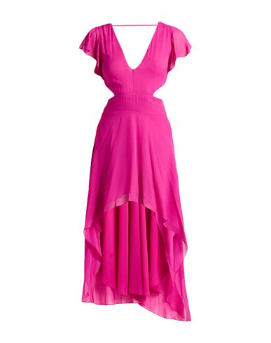 Patrizia Pepe Woman Mini Dress Fuchsia Size 4 Viscose In Pink