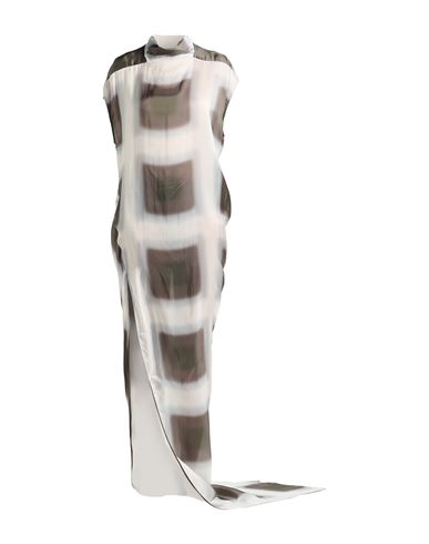 Rick Owens Woman Maxi Dress Off White Size 4 Cupro In White