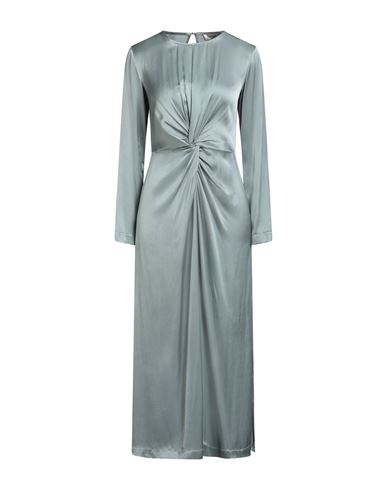 Ottod'ame Woman Midi Dress Grey Size 2 Viscose In Gray