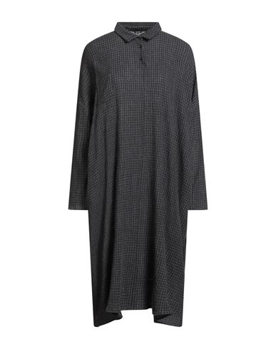 A.b  Apuntob A. B Apuntob Woman Midi Dress Lead Size 3 Virgin Wool