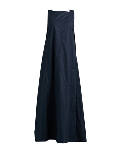 Plan C Woman Maxi Dress Midnight Blue Size 8 Cotton In Blue