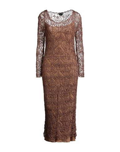 Tom Ford Woman Midi Dress Khaki Size L Acetate
