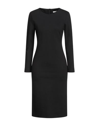 Le Streghe Woman Midi Dress Black Size M Viscose, Polyamide, Elastane