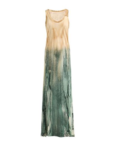 Masnada Woman Maxi Dress Sand Size 4 Cotton