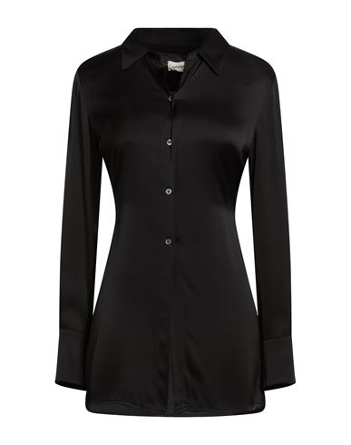 Ottod'ame Woman Shirt Black Size 10 Viscose In Black
