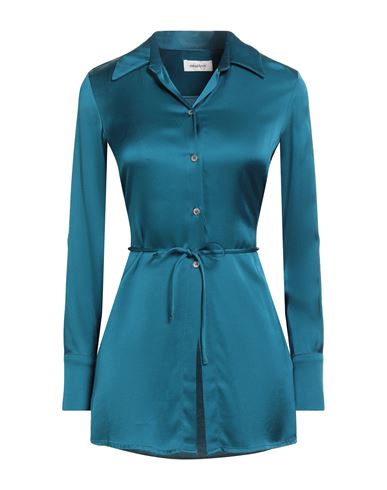 Ottod'ame Woman Shirt Deep Teal Size 12 Viscose In Green