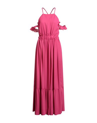 Rebel Queen By Liu •jo Woman Maxi Dress Fuchsia Size L Polyester In Pink