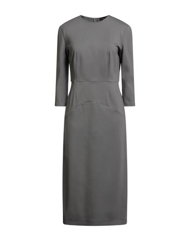 Fabiana Filippi Woman Midi Dress Grey Size 10 Viscose, Polyamide, Elastane In Gray