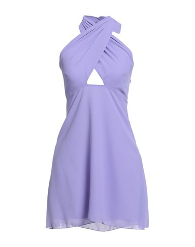 Rebel Queen By Liu •jo Woman Mini Dress Lilac Size L Polyester
