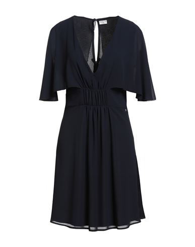 Rebel Queen By Liu •jo Woman Mini Dress Midnight Blue Size M Polyester